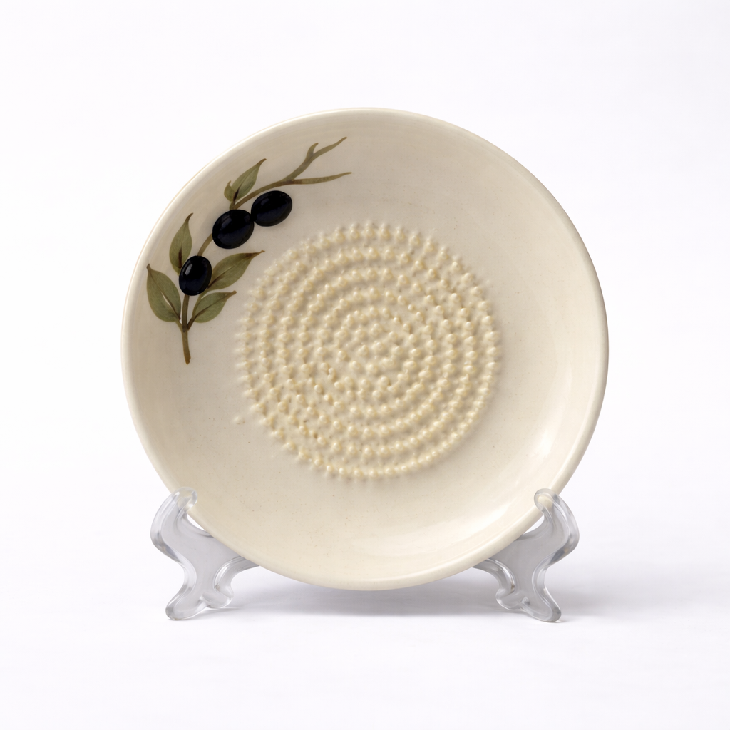 🫚 Pikanzo™ Handmade Ceramic Ginger & Garlic Grater – Fine Grinder for Fruits, Spices & Fresh Flavor