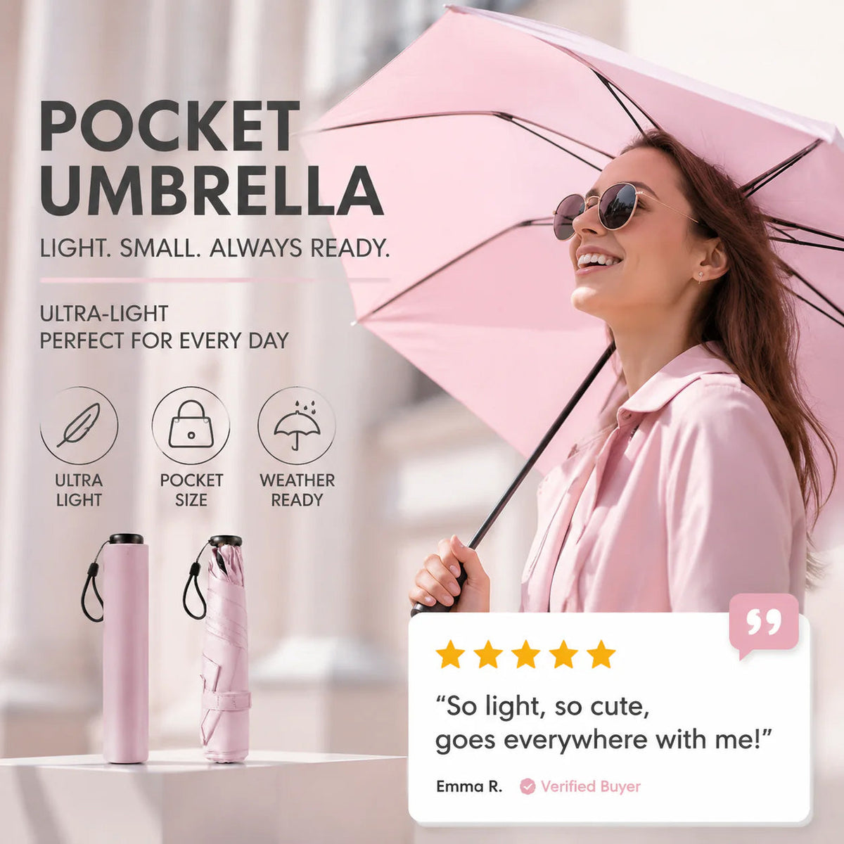 Daba™🔥Buy more Save more🎁Ultra-Lightweight Compact All-Weather Umbrella🔥