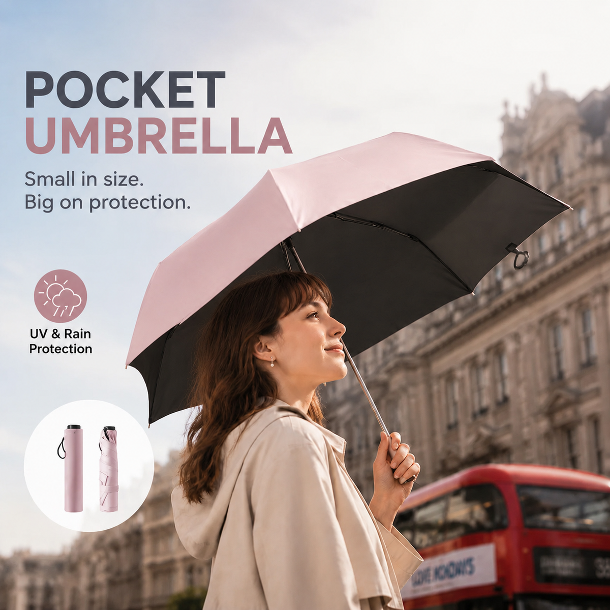 Daba™🔥Buy more Save more🎁Ultra-Lightweight Compact All-Weather Umbrella🔥
