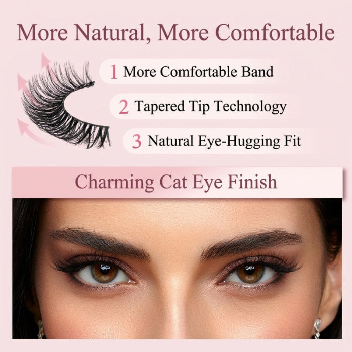 💐Waterproof & Reusable Self-Adhesive Eyelashes