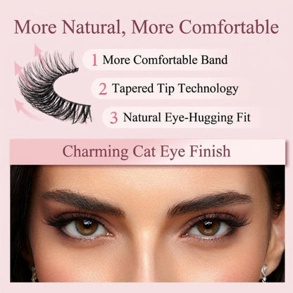 💐Waterproof & Reusable Self-Adhesive Eyelashes