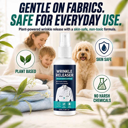 👔 Grailzees™ Instant Wrinkle Erasing Spray: Smooth Clothes in 3 Seconds (No Iron, No Heat)✨