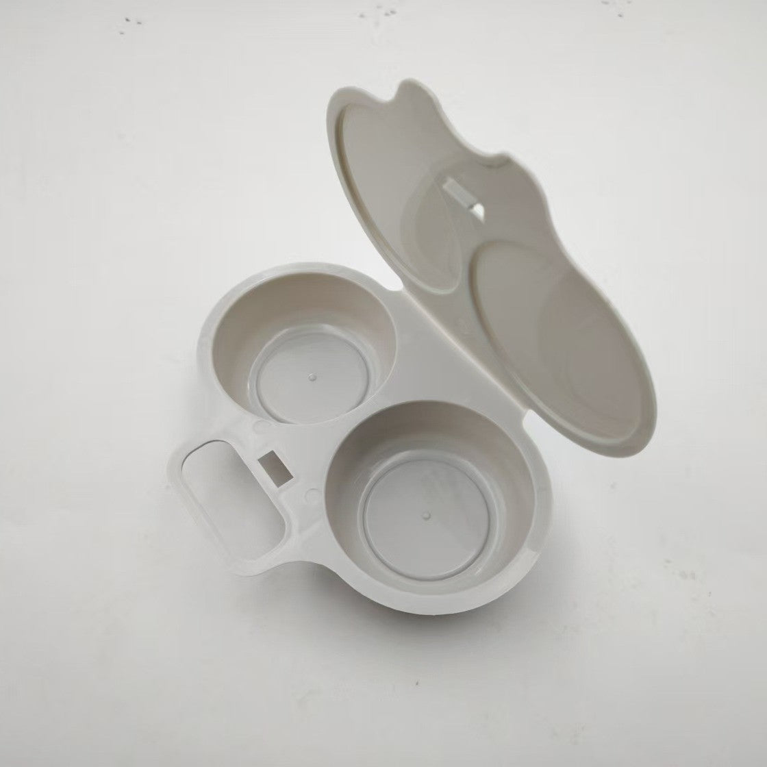🥳2026 HOT SALE🥳💞50K+ SOLD! 🥗🎁 50% OFF + BUY 2 GET 1 FREE! Microwave Egg Poacher ! Dual‑cavity, non‑stick & easy clean. Healthier than frying – stock up & save! 🏠✅