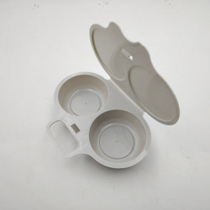 🥳2026 HOT SALE🥳💞50K+ SOLD! 🥗🎁 50% OFF + BUY 2 GET 1 FREE! Microwave Egg Poacher ! Dual‑cavity, non‑stick & easy clean. Healthier than frying – stock up & save! 🏠✅
