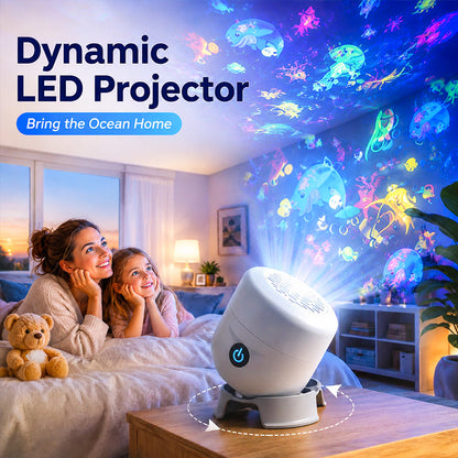 🔥Hot Sale🔥 Zelmivo™ Dynamic Rotating LED Projector Light