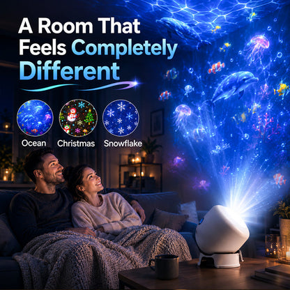 🔥Hot Sale🔥 Zelmivo™ Dynamic Rotating LED Projector Light