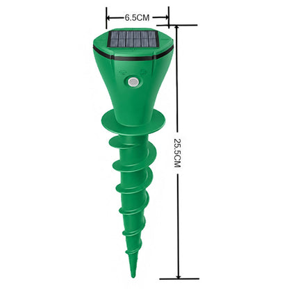 🌸Hot Sale 50% OFF☘️Solar Powered Waterproof Screw Mole Repellent