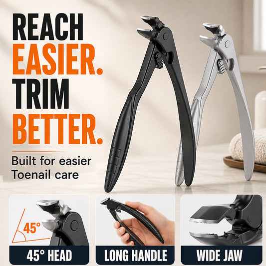 💥LAST DAY BUY 3 GET 1 FREE!🔥50K+ SOLD!Curved stainless steel nail clippers – Ergonomic and easy for seniors to use