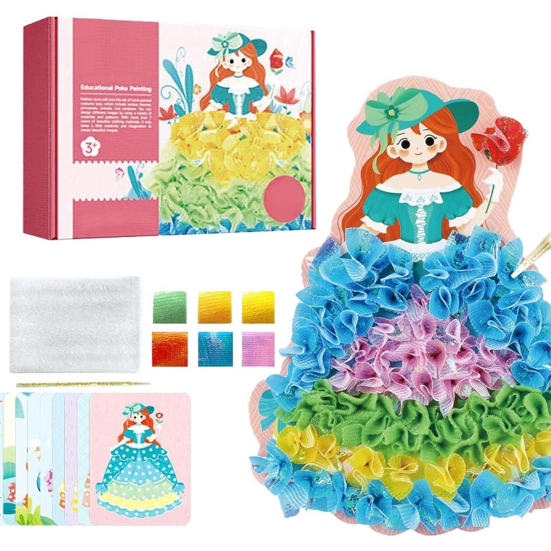 🎨 Kids 3D Fabric Poke Art Kit – Screen-Free Creative Fun (offer)