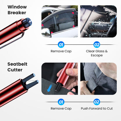 🚗 BOGO 50% OFF | Vimbe™ 2-in-1 Car Escape Tool
