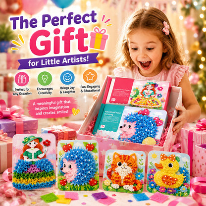 🎨 Kids 3D Fabric Poke Art Kit – Screen-Free Creative Fun (offer)