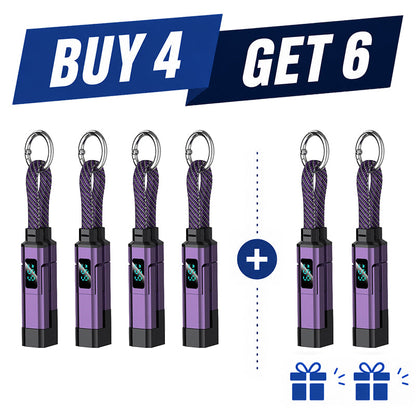 💥2026 HOT SALE🔥50K+ SOLD!🛡️4-in-1 Digital Display Keychain Charging Cable