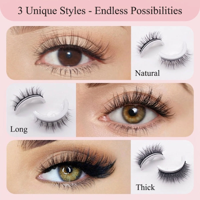 💐Waterproof & Reusable Self-Adhesive Eyelashes