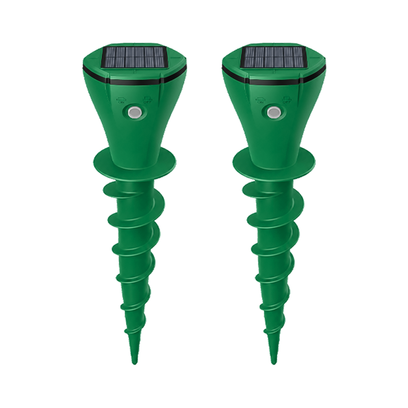 🌸Hot Sale 50% OFF☘️Solar Powered Waterproof Screw Mole Repellent