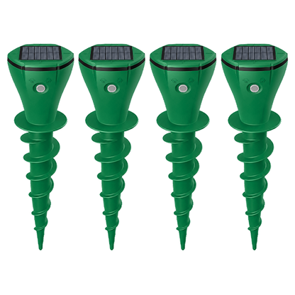 🌸Hot Sale 50% OFF☘️Solar Powered Waterproof Screw Mole Repellent