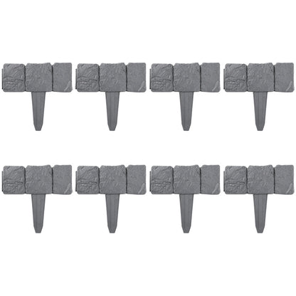 🌿✨Zelmivo™ Stone-Look Edging Fence - Garden Edges That Stay Clean🏡♻️