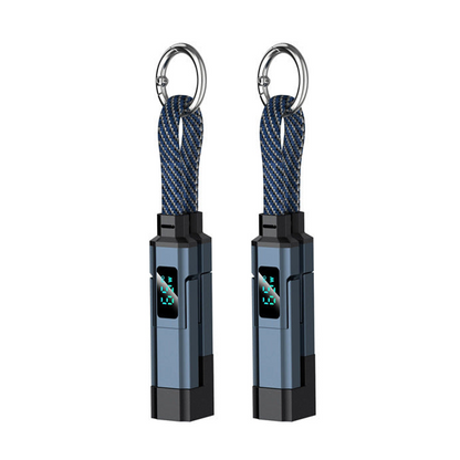 💥2026 HOT SALE🔥50K+ SOLD!🛡️4-in-1 Digital Display Keychain Charging Cable