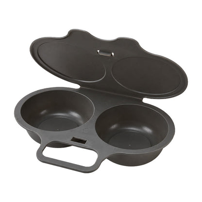 🥳2026 HOT SALE🥳💞50K+ SOLD! 🥗🎁 50% OFF + BUY 2 GET 1 FREE! Microwave Egg Poacher ! Dual‑cavity, non‑stick & easy clean. Healthier than frying – stock up & save! 🏠✅