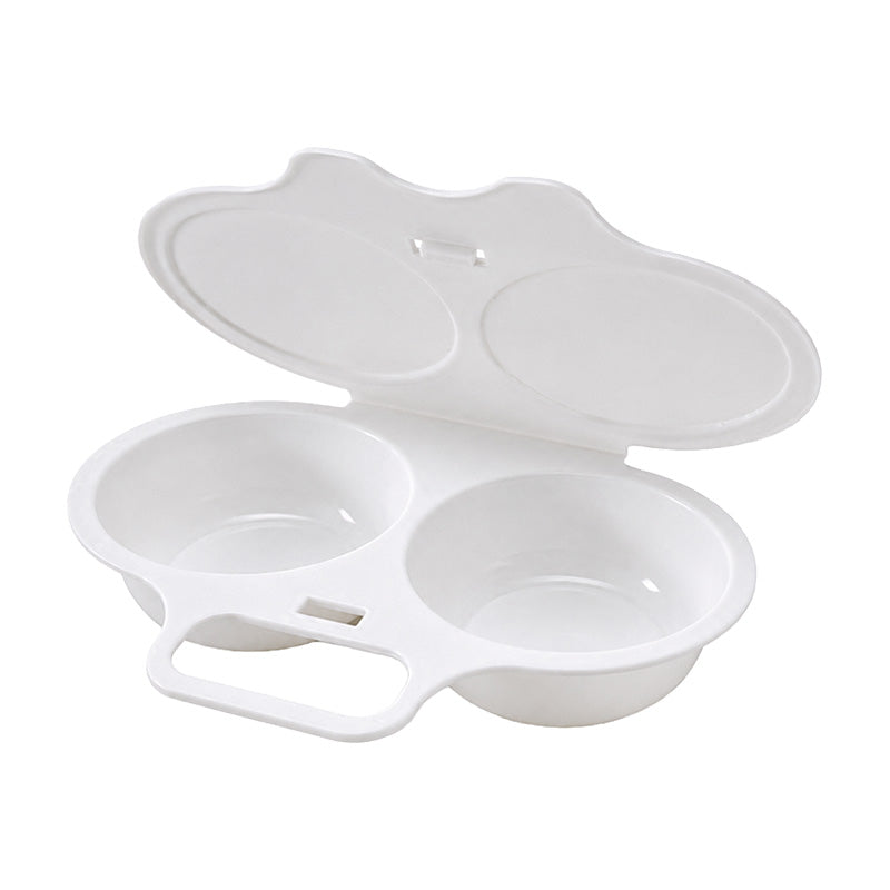 🥳2026 HOT SALE🥳💞50K+ SOLD! 🥗🎁 50% OFF + BUY 2 GET 1 FREE! Microwave Egg Poacher ! Dual‑cavity, non‑stick & easy clean. Healthier than frying – stock up & save! 🏠✅