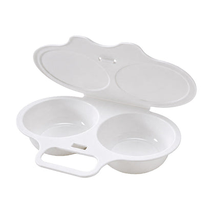🥳2026 HOT SALE🥳💞50K+ SOLD! 🥗🎁 50% OFF + BUY 2 GET 1 FREE! Microwave Egg Poacher ! Dual‑cavity, non‑stick & easy clean. Healthier than frying – stock up & save! 🏠✅