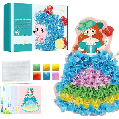 🎨 Kids 3D Fabric Poke Art Kit – Screen-Free Creative Fun (offer)